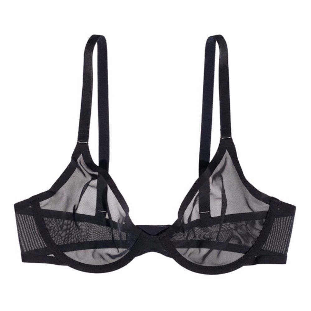 CUUP The Plunge Mesh Bra NEW